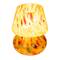 Hello Honey® 7.5" Multicolor Round Blown Glass Table Lamp with Inline Switch